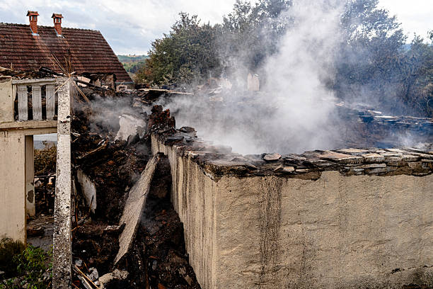 Professional Fire Damage Removal technician working in Furlong, PA